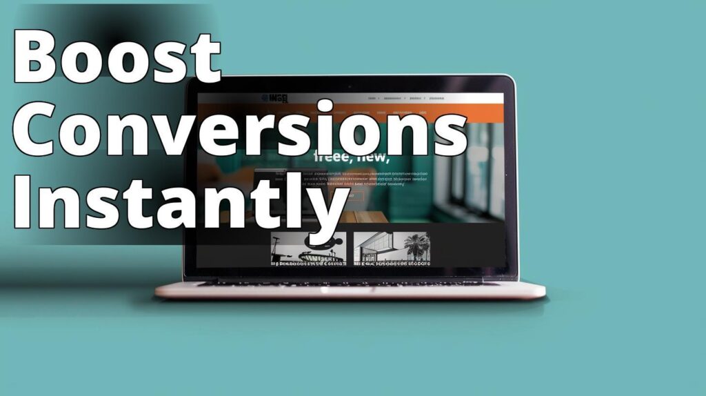 An image of a laptop with a website homepage displayed