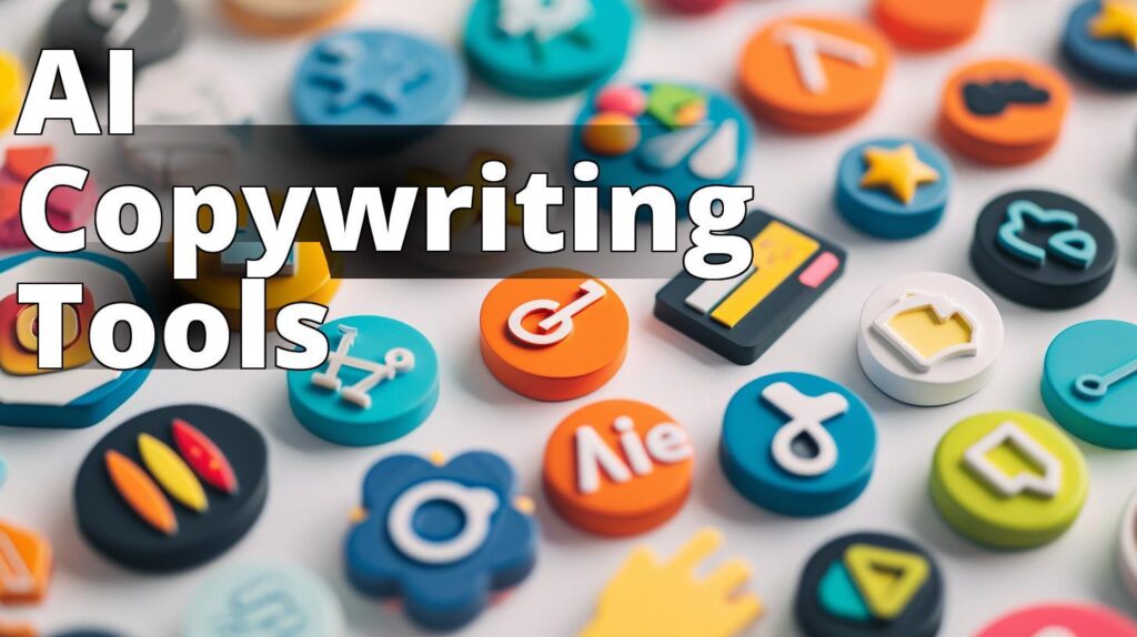 The featured image should contain a collage of logos of various AI copywriting tools mentioned in th