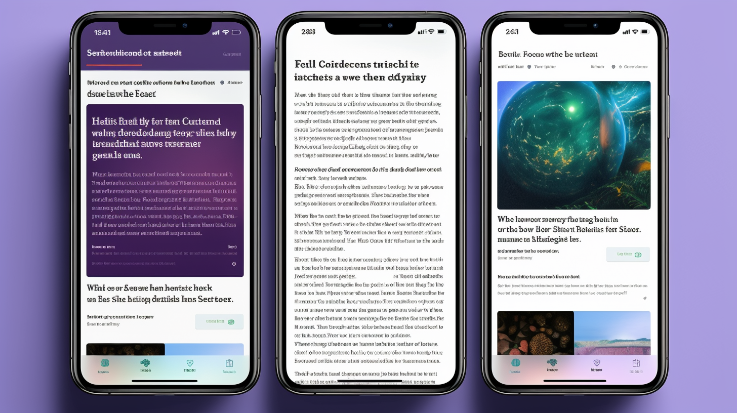 A screenshot of an AI-generated article next to a screenshot of a human-written article on the same 