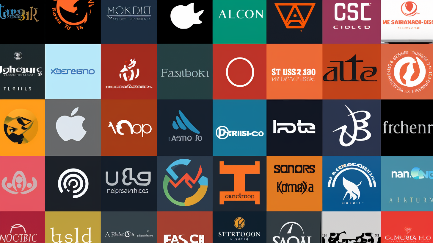 A collage of logos of the top free AI writing tools mentioned in the section