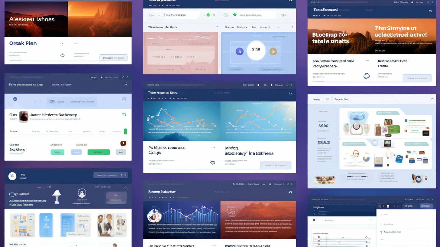 Screenshots of the user interfaces of the top AI content tools mentioned